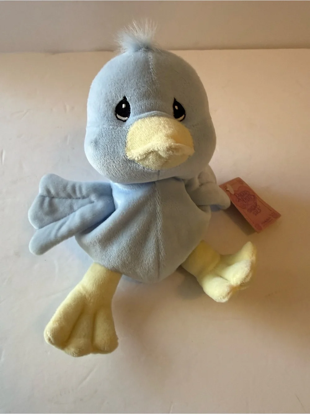 Precious Moments Tender Tails Soft Blue & Yellow Plush Bird Toy